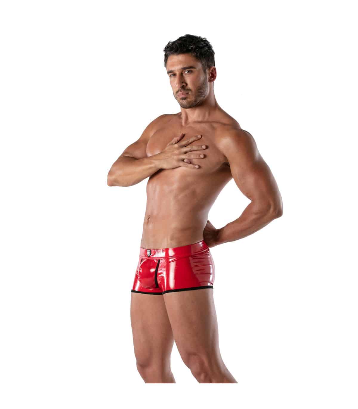 TOF PARIS - Vinyl Short - Lak - Rood - Afbeelding 4