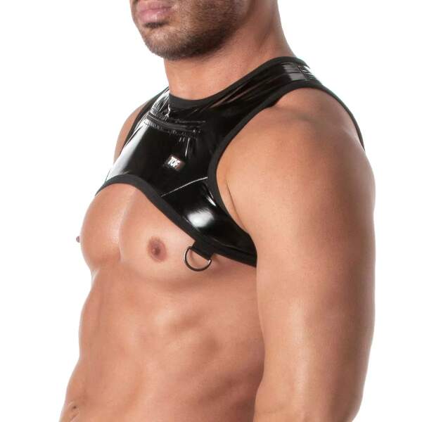 TOF PARIS - Zipped Harness - Rits - Wallet - Lak - Zwart - Afbeelding 3