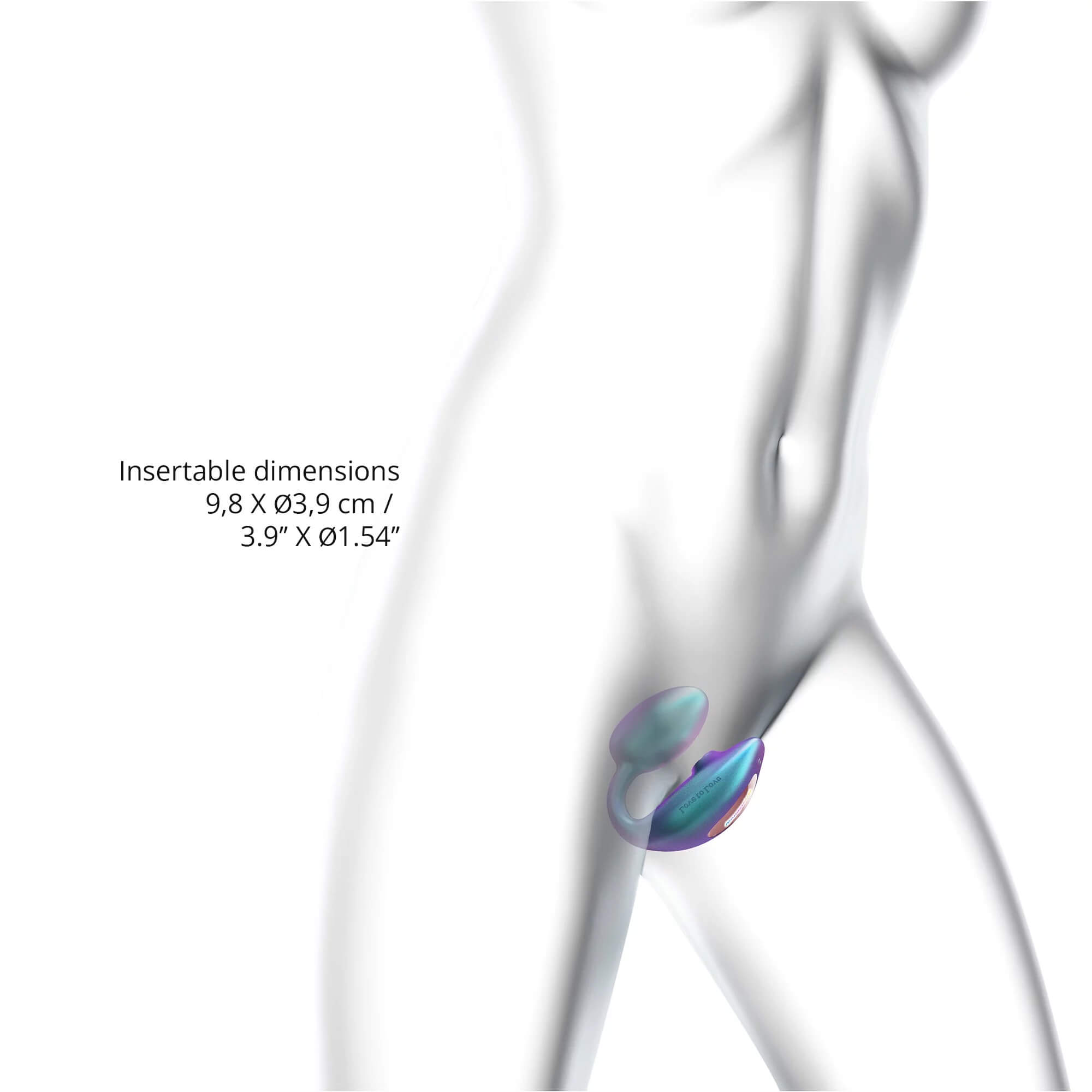 Love to Love - Wonderlover - Dual Stimulator - Clitoris Vibrator - G-Spot Vibrator - Luchtdruk - Remote - Turquoise - Afbeelding 4