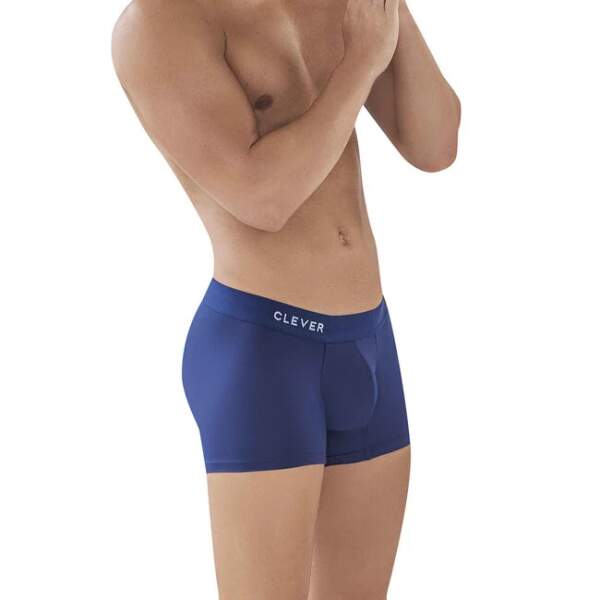 Clever Moda - Classic Match Boxer - Zacht Microvezel - Brede Band - Blauw - Afbeelding 2
