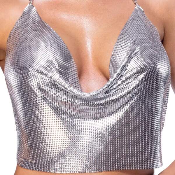 Cottelli Collection - Metalen Top - Waterval - Zilver