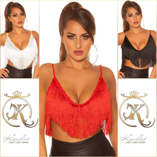 Koucla - Franje Top - Rood - Afbeelding 2