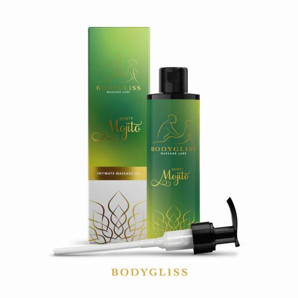 Bodygliss - Massageolie - Glijmiddel - Silky Soft Oil - Mint Mojito - Afbeelding 8