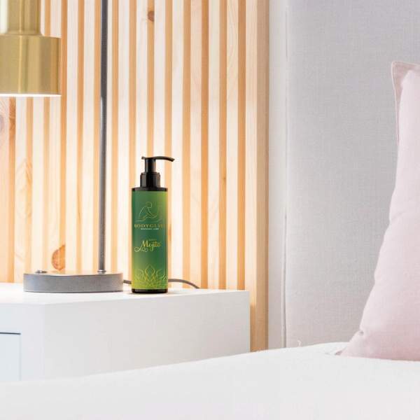 Bodygliss - Massageolie - Glijmiddel - Silky Soft Oil - Mint Mojito - Afbeelding 2