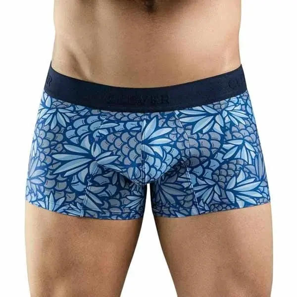 Clever Moda - Pineapple - Boxershort - Microvezel - Blauw