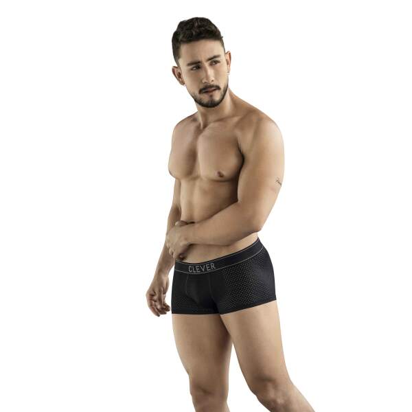 Clever Moda - Ambar - Boxershort - Mesh - Microvezel - Zwart - Afbeelding 2