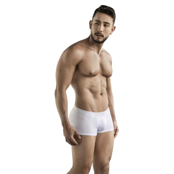 Clever Moda - Ambar - Boxershort - Mesh - Microvezel - Wit - Afbeelding 2