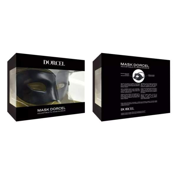 Dorcel - Masker - Kunstleer - Zwart - Afbeelding 3