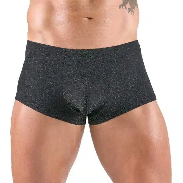 Svenjoyment Lurex short met glitter front