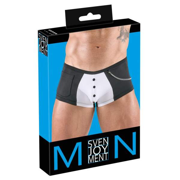 Svenjoyment Underwear - Short - Waiter Look - Ketting - Zwart/Wit - Afbeelding 7