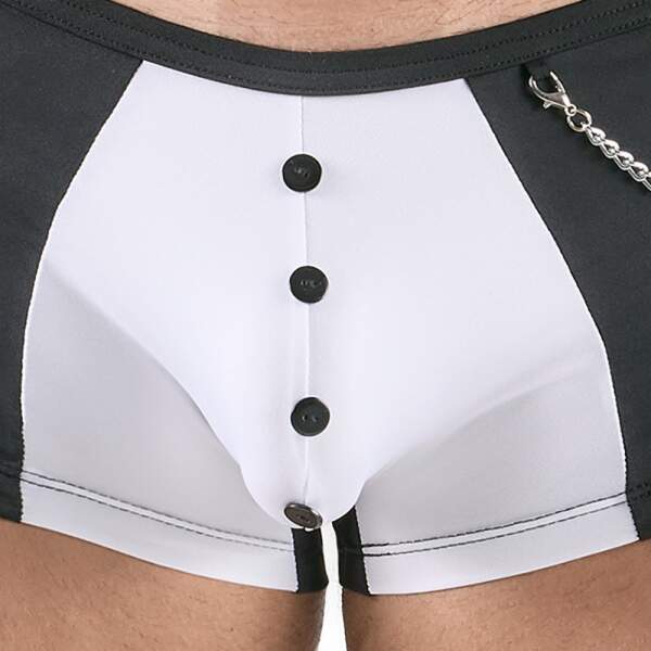 Svenjoyment Underwear - Short - Waiter Look - Ketting - Zwart/Wit - Afbeelding 6