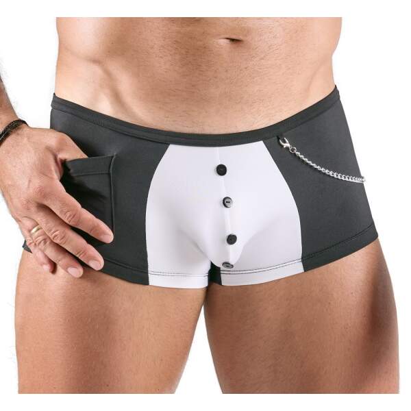 Svenjoyment Underwear - Short - Waiter Look - Ketting - Zwart/Wit - Afbeelding 2