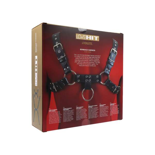 Virgite harnas man 3 ring box back