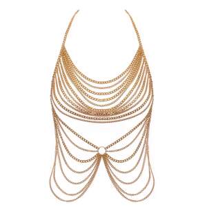 Goudkleurige Bodychain