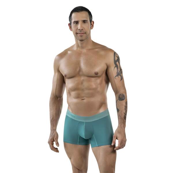 Clever Moda - Audaz Trunks - Boxershort - Zacht Microvezel - Brede Band - Groen