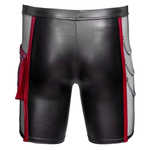 NEK - Longshort met Gaas en Studs - Wetlook - Zwart - Afbeelding 9