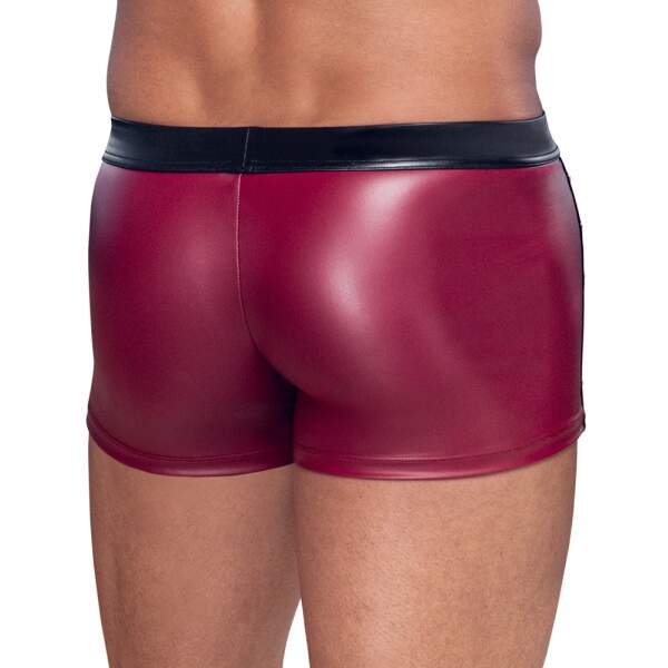 NEK - Rode Wetlook Short met Gaas en Studs - Afbeelding 4