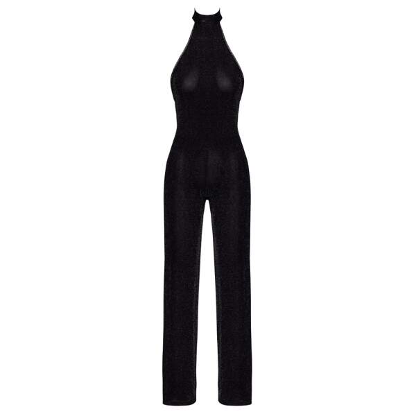 Noir Handmade - Midnight Spell - Jumpsuit - Glitters - Lurex - Zwart - Afbeelding 6