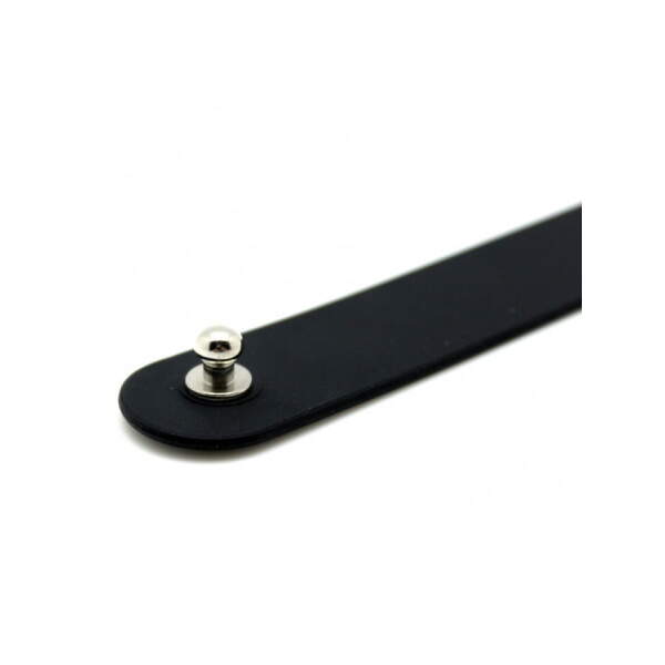 Rimba - Collar - FUCK ME - Verstelbaar - Siliconen - Zwart - Afbeelding 6