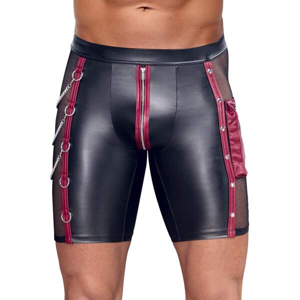 NEK - Longshort met Gaas en Studs - Wetlook - Zwart