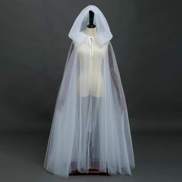 Cape Specialist - Cape - Capuchon - Gaas - Wit - Afbeelding 5
