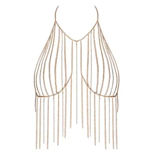 Cottelli Collection - Chain Top - Metaal - Goud - Strass