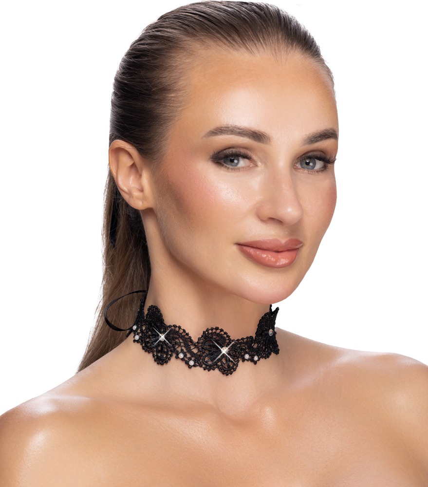 Cottelli - Choker - Kant - Strass