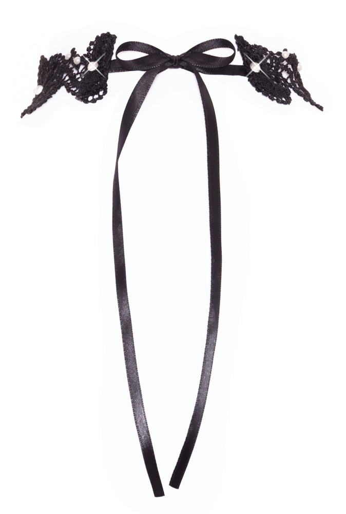 Cottelli - Choker - Kant - Strass - Afbeelding 3