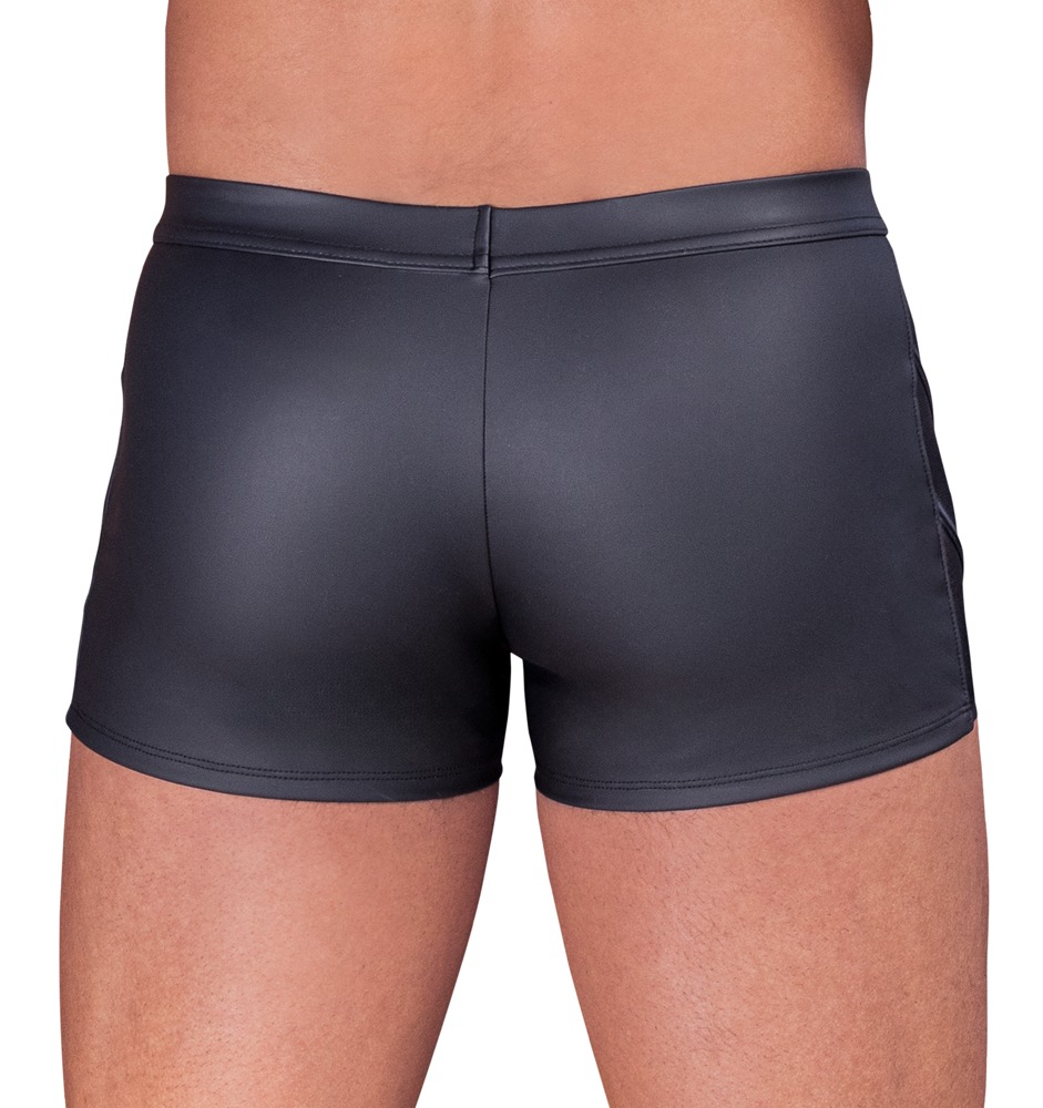 NEK - Short - Blauwe Strepen - Wetlook - Gaas - Zwart - Afbeelding 3