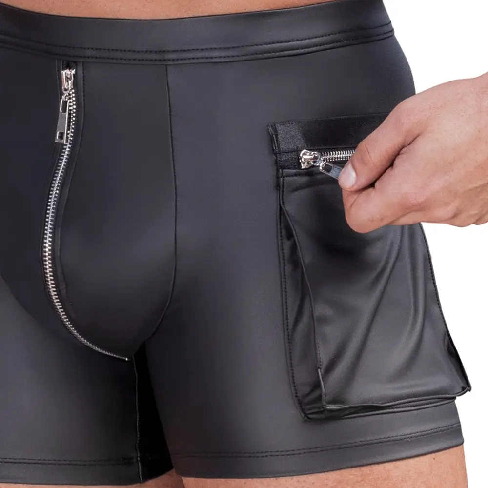 NEK - Wetlook Shirt - Mouwloos - Kettingen - Zwart - Afbeelding 9