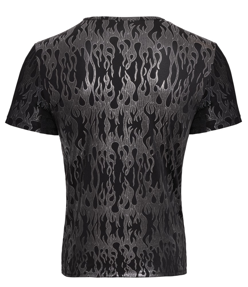 Svenjoyment Underwear - Shirt - Flame - Stretch - Metallic - Zwart - Afbeelding 5