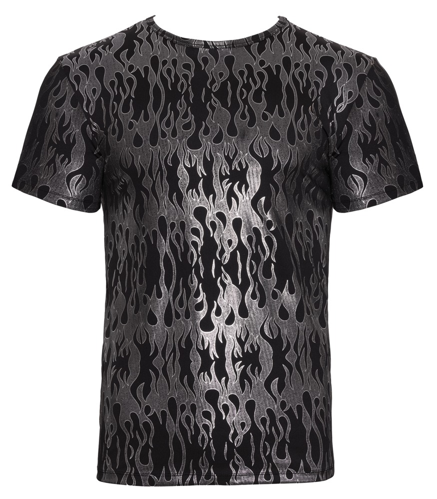 Svenjoyment Underwear - Shirt - Flame - Stretch - Metallic - Zwart - Afbeelding 4