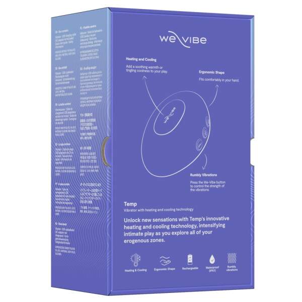 We-Vibe - Temp - Vibrator - Heating - Cooling - Blauw - Afbeelding 5