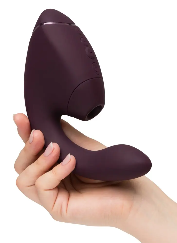 Womanizer - Next Duo - Clitoris Stimulator - G-Spot Vibrator - Luchtdruk - Vibraties - Paars