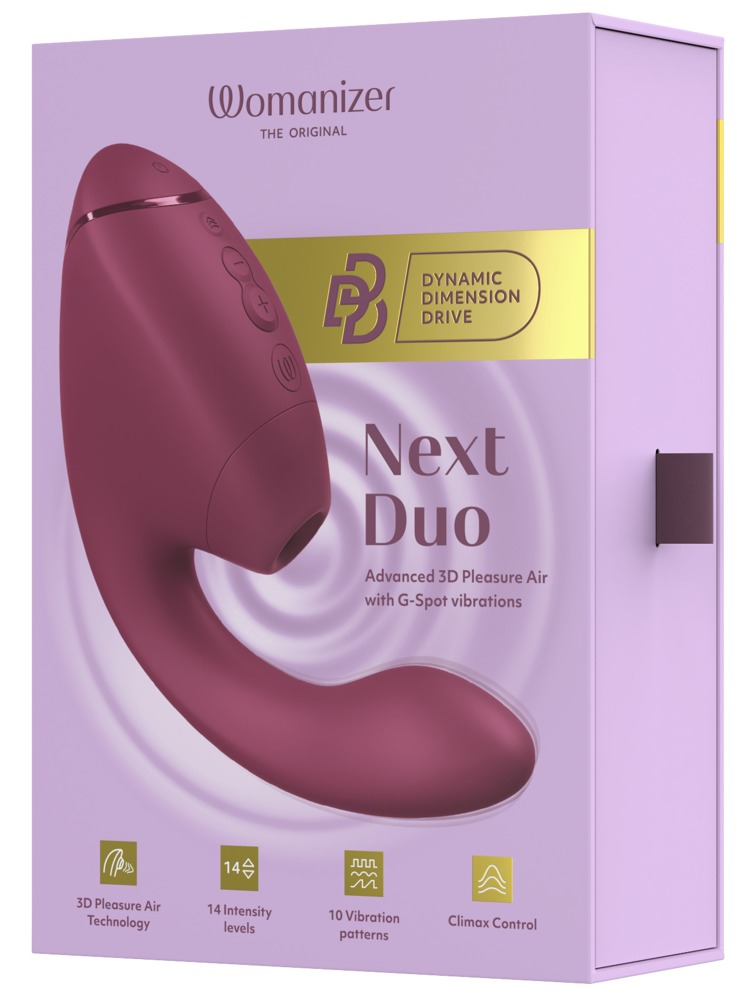 Womanizer - Next Duo - Clitoris Stimulator - G-Spot Vibrator - Luchtdruk - Vibraties - Roze - Afbeelding 13