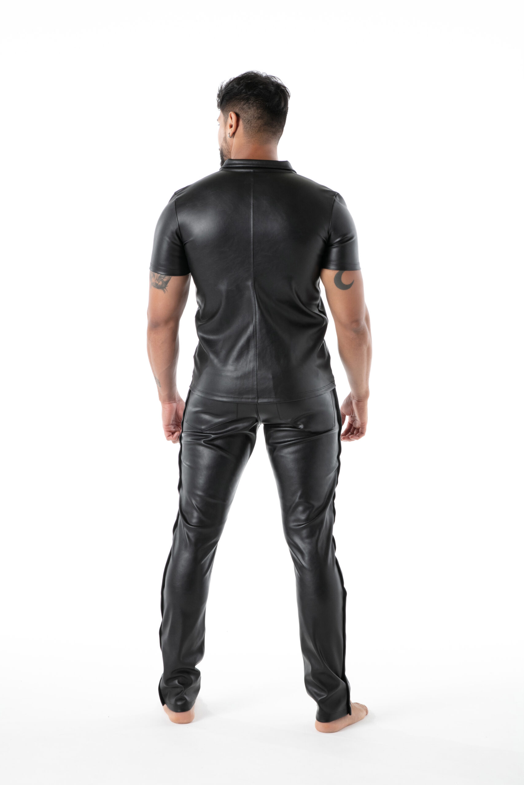 TOF PARIS - Kinky Zipped Vest - PU-leer - Zwart - Afbeelding 4