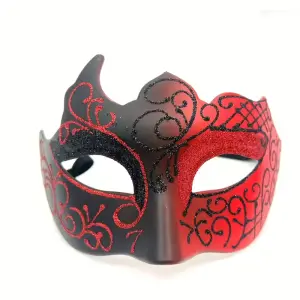 Cape Specialist - Venetiaans Masker - Rood - Zwart