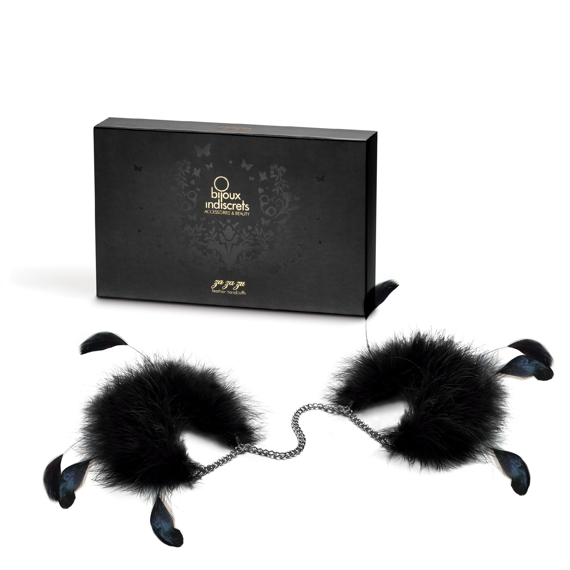 Bijoux Indiscrets - Feather Cuffs - Handboeien - Ketting - Veren - Afbeelding 3