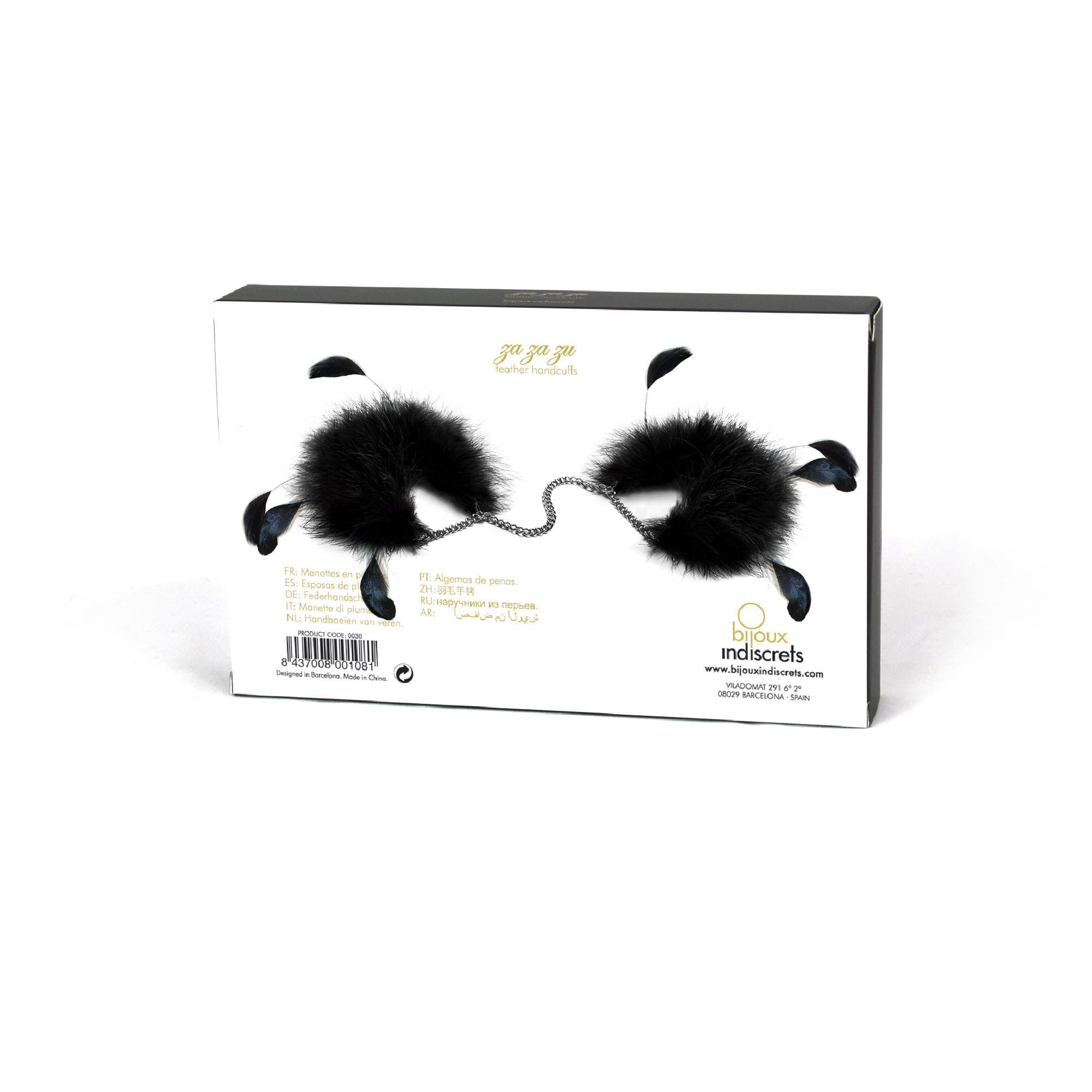 Bijoux Indiscrets - Feather Cuffs - Handboeien - Ketting - Veren - Afbeelding 6