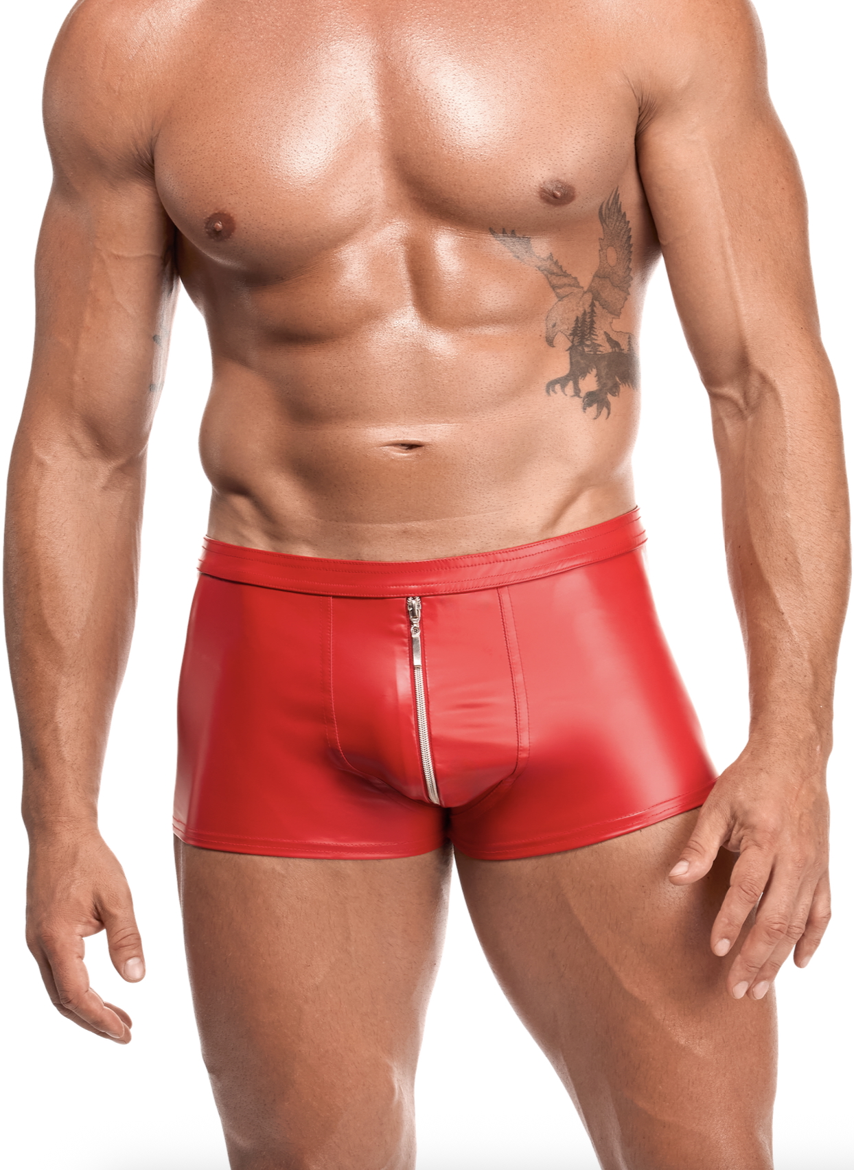 Noir Handmade - H097 - Ignite - Short - Wetlook - Rood