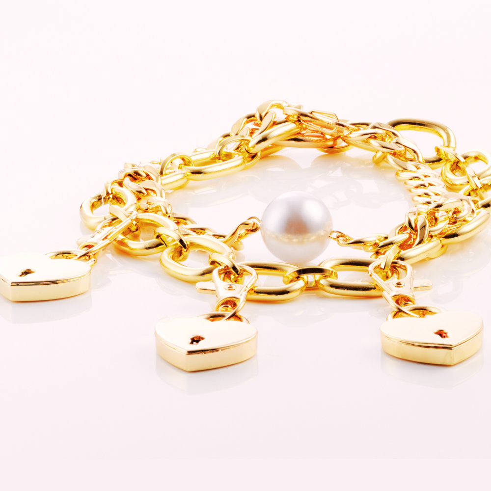 Kinky Diva - Decadence - Collier Set - Goud - Locks - Afbeelding 7