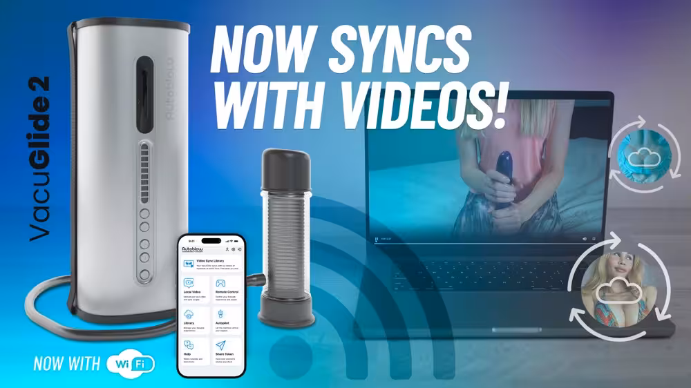 Vacuglide 2 - Blow/Handjob Interactieve Masturbator - Milking Machine - Afbeelding 3