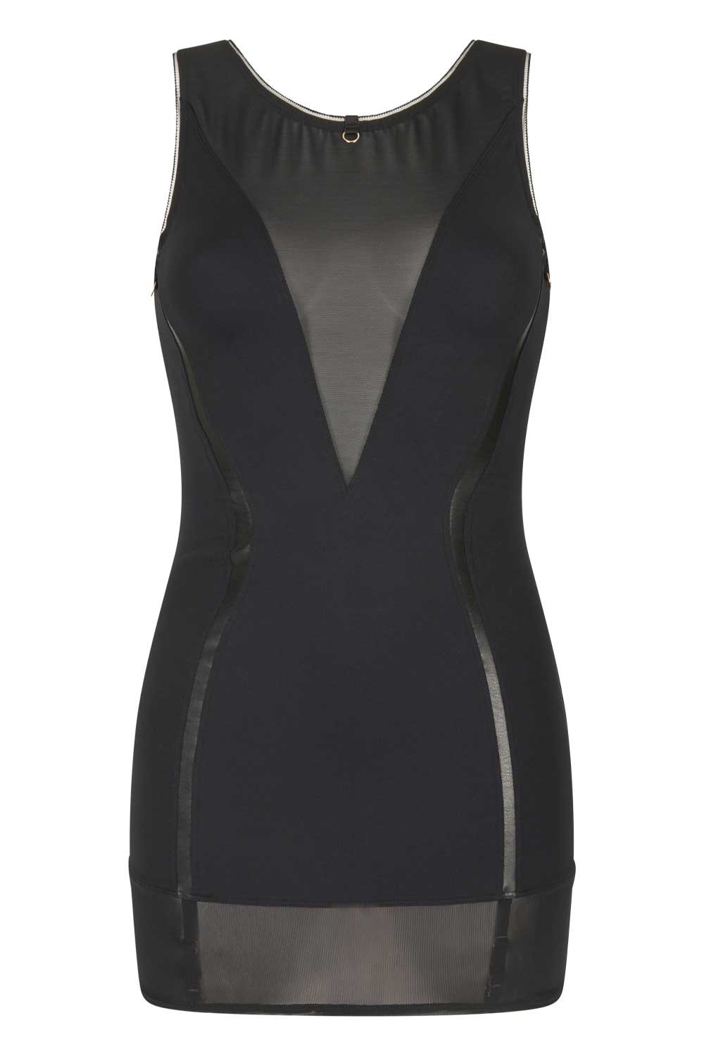 Patrice Catanzaro - Exclusieve Jurk met Harnas en Jarretelles - Bodyshaping - Zwart - Afbeelding 8