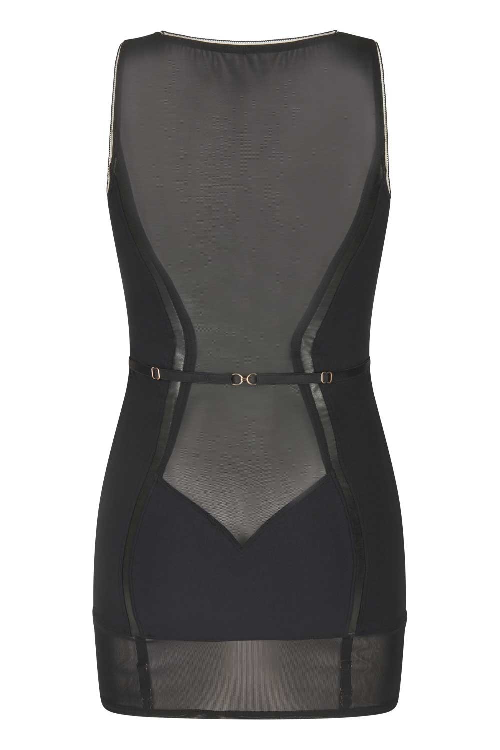 Patrice Catanzaro - Exclusieve Jurk met Harnas en Jarretelles - Bodyshaping - Zwart - Afbeelding 9