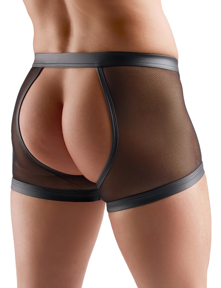 Svenjoyment - Short Showmaster met Cockring - Gaas - Zwart - Afbeelding 3