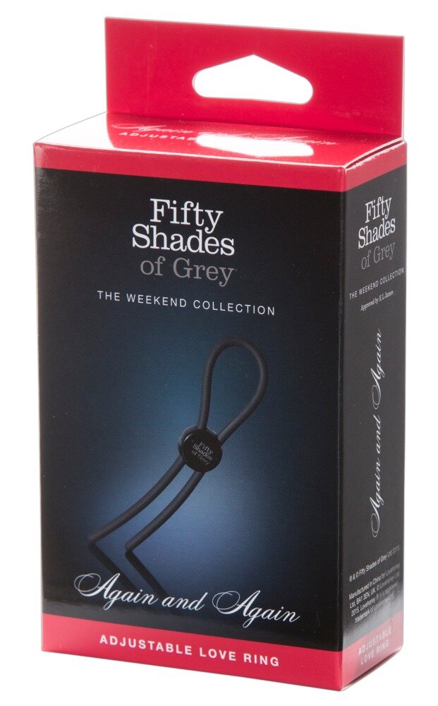 Fifty Shades of Grey – Verstelbare Siliconen Cock Ring - Afbeelding 5