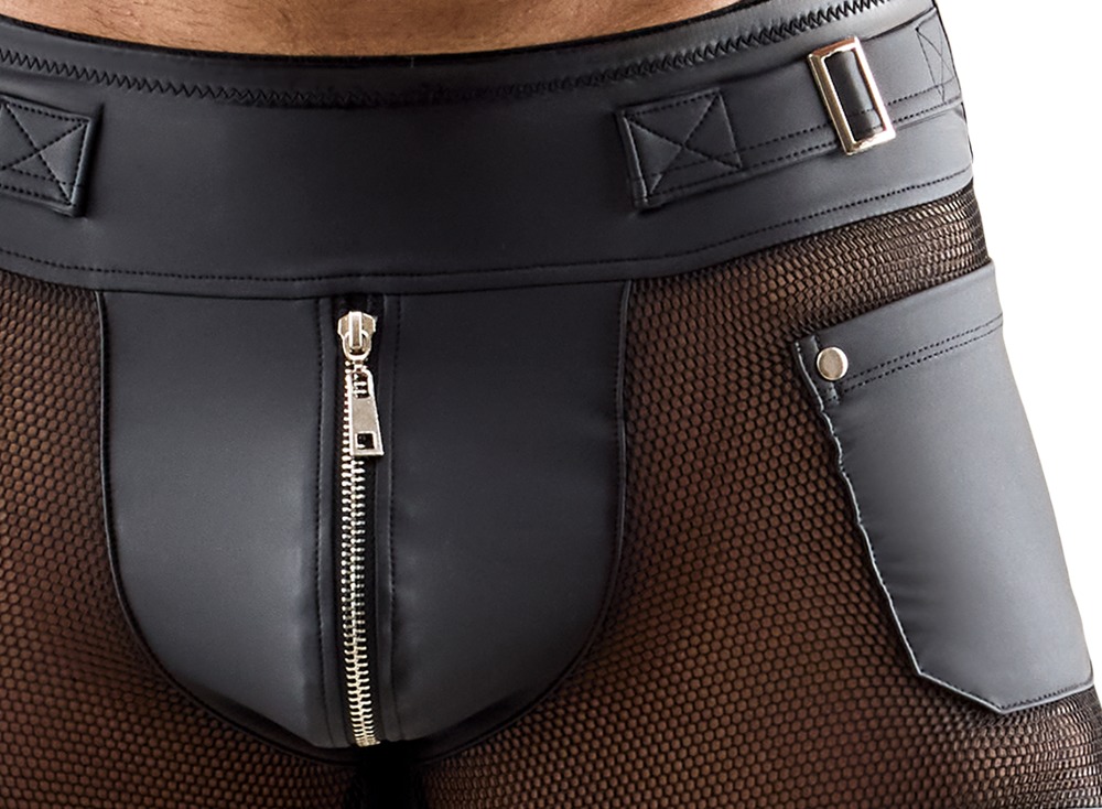 Wetlook Short met Mesh Inzetten - Svenjoyment - Afbeelding 5