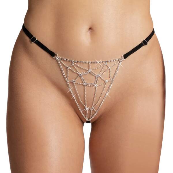 Juwelen String met Strass en Parels – Cottelli Collection front