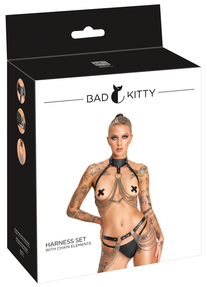 Zilverkleurig Kettingen Set Met String - Bad Kitty - Afbeelding 7