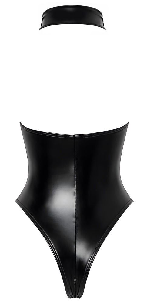 Wetlook Stringbody met Transparante Cups - Noir Handmade - Afbeelding 10